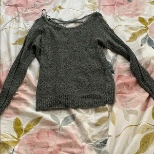 So. brand grey heathered sweater